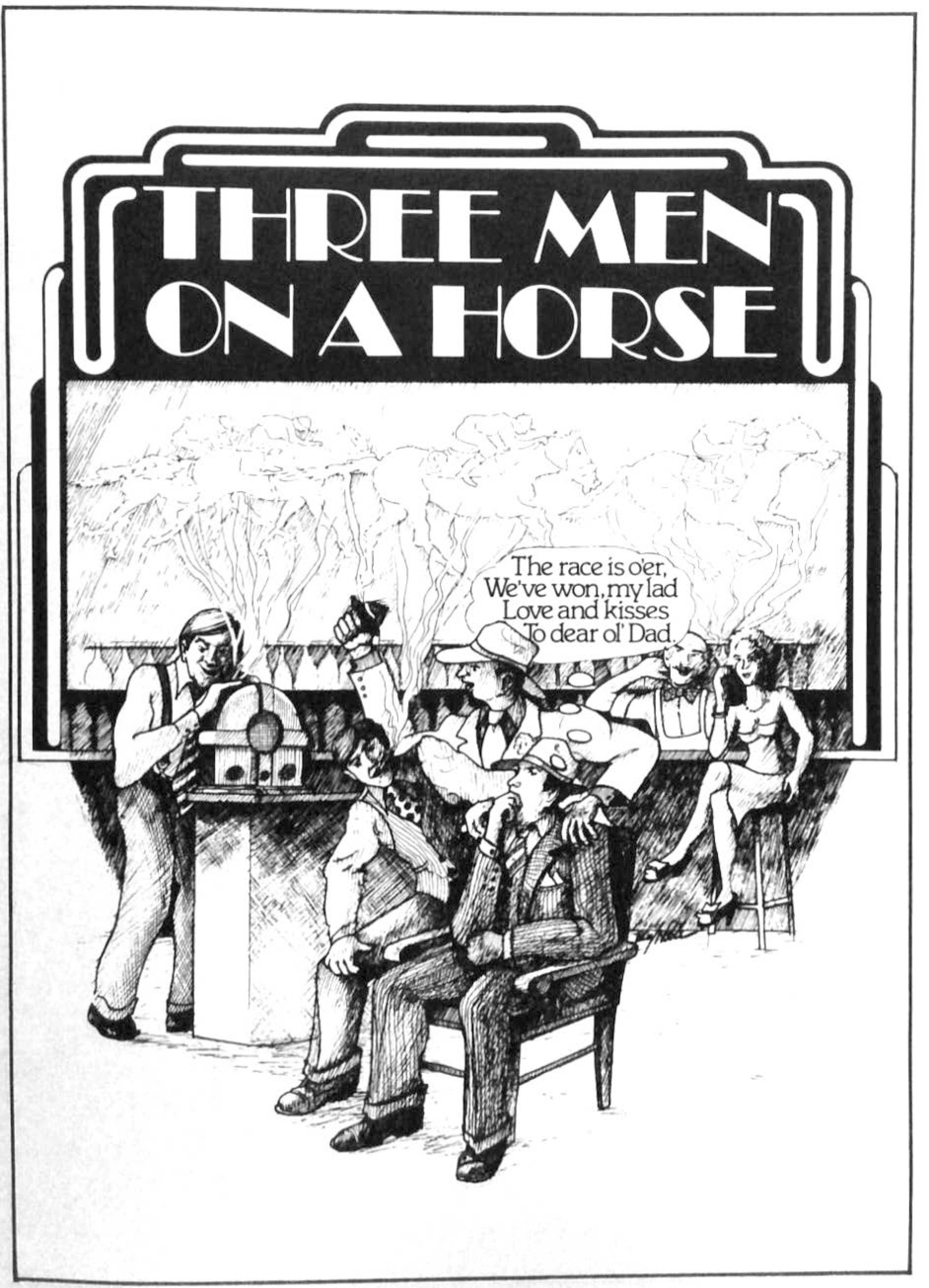 Three Men On A Horse