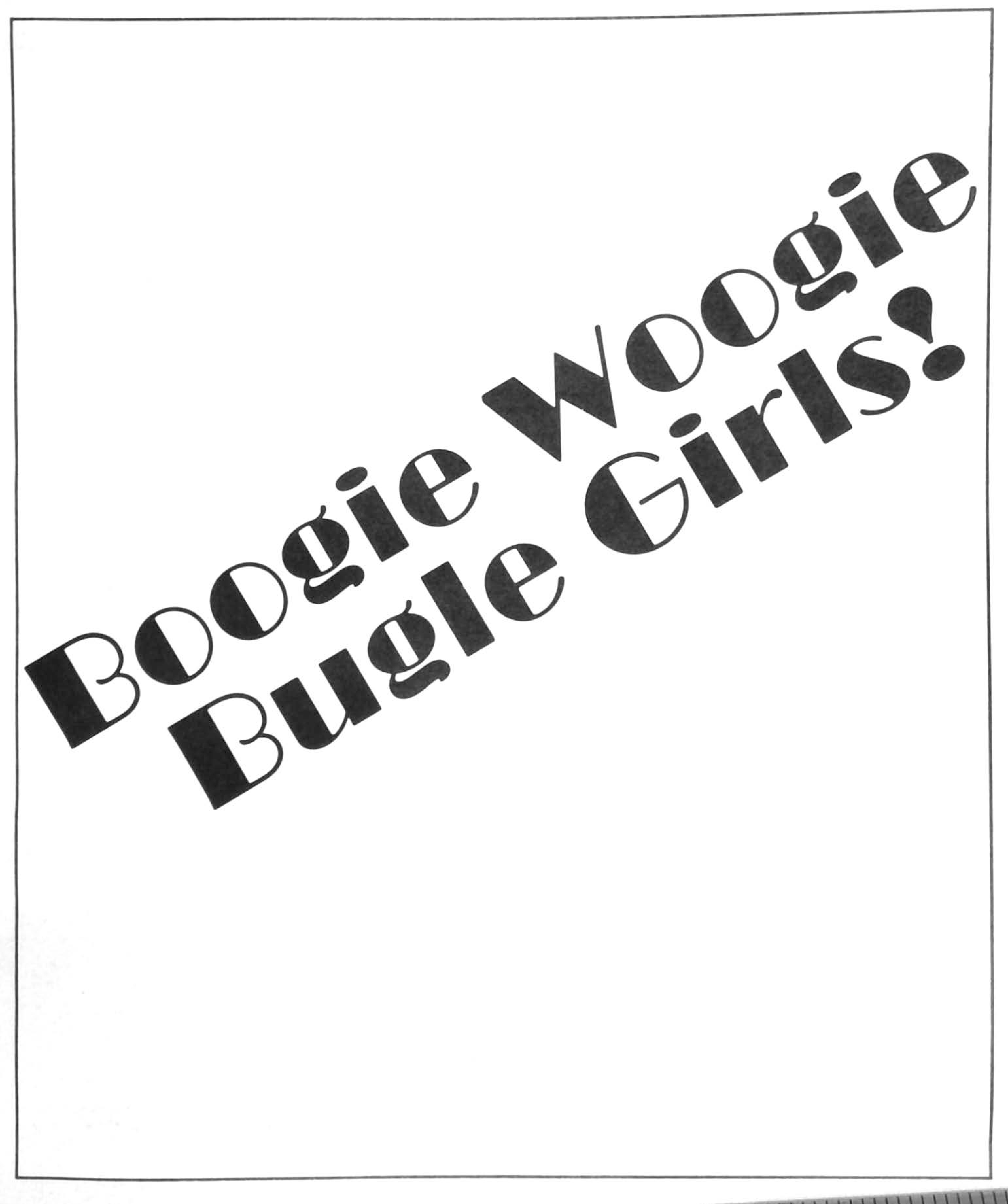 Boogie Woogie Bugle Girls
