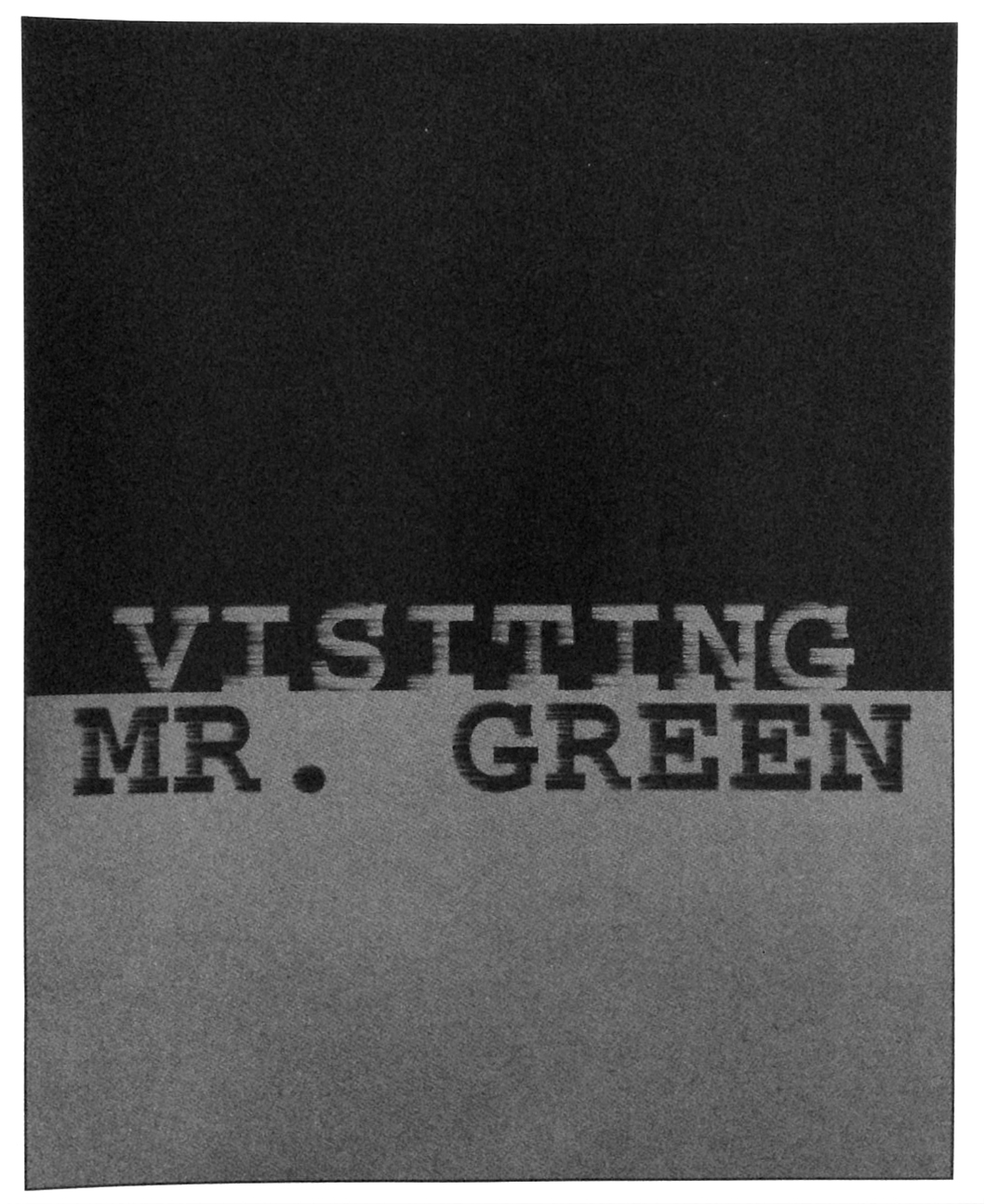 Oral history – Arnold Mittelman on “Visiting Mr. Green”
