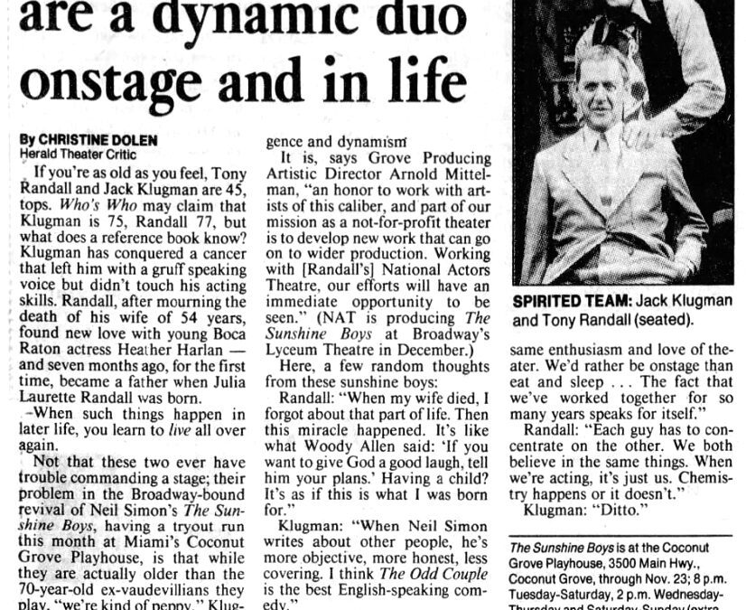 Publicity – The Sunshine Boys (1997-1998) – 19981999.001_Sunshine Boys_Press1.jpg