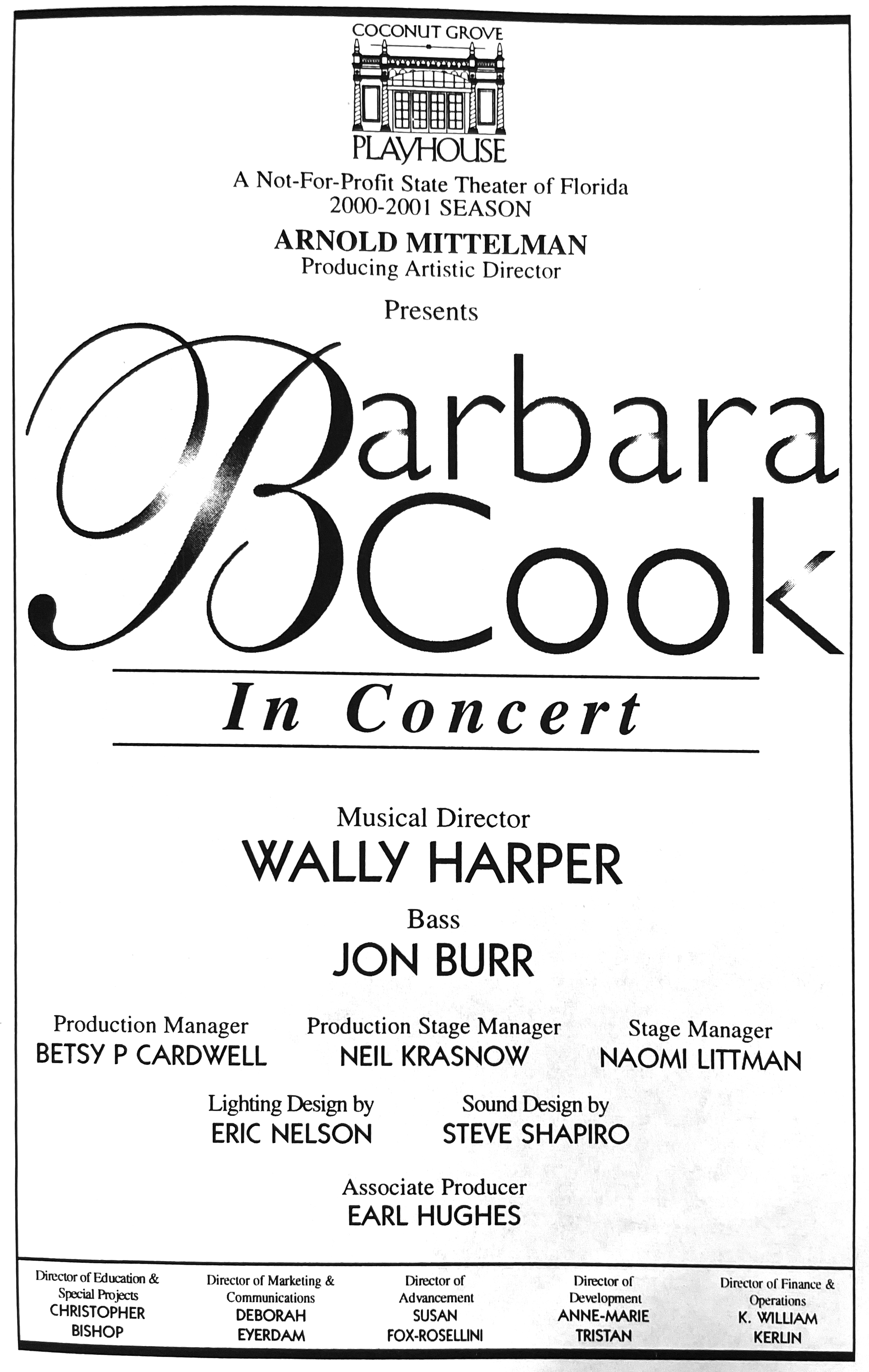 Barbara Cook in Concert